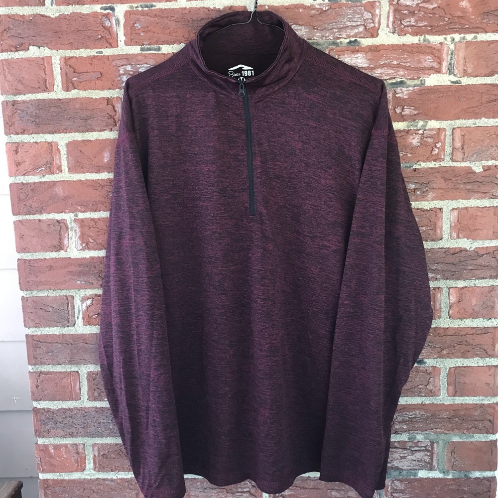 Mens pullover zip jersey